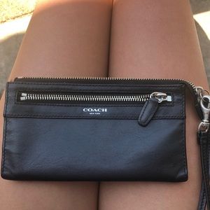 Black Coach Wristlet